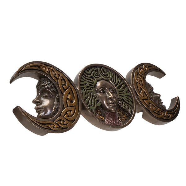 Triple Moon Goddess Plaque - Divine Clarity