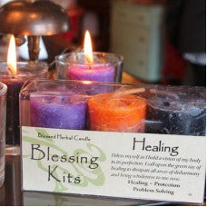 Candle Blessed Kits Herbal - Healing - Divine Clarity