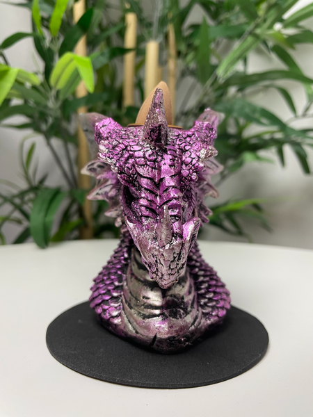 Dragon Bust Backflow Incense Burner - Divine Clarity