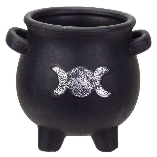 Triple Moon Cauldron Planter - Divine Clarity