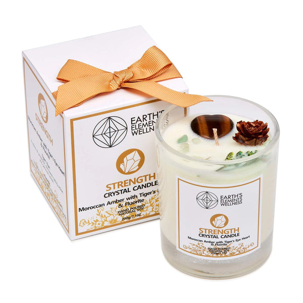 Crystal Candle: Strength - Divine Clarity