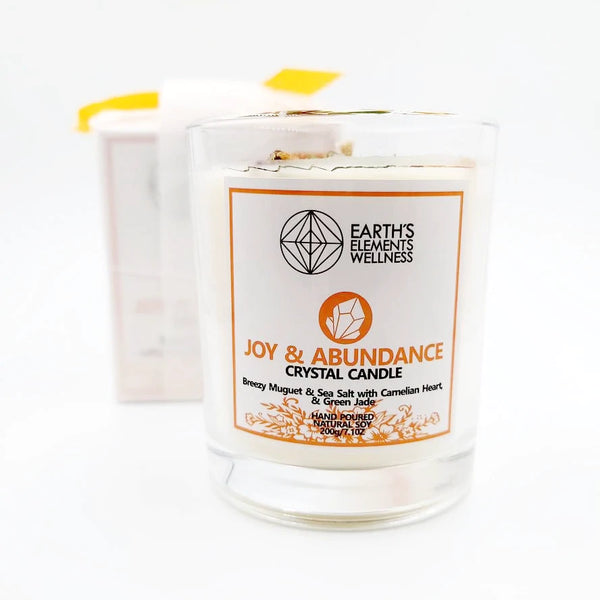 Crystal Candle: Joy & Abundance - Divine Clarity