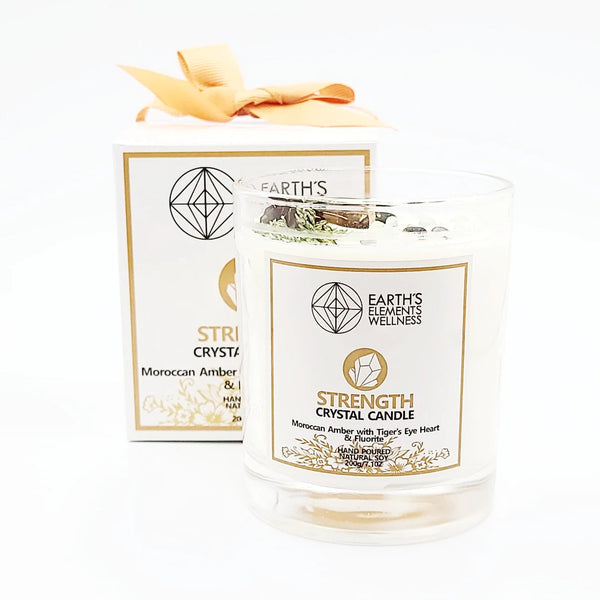 Crystal Candle: Strength - Divine Clarity