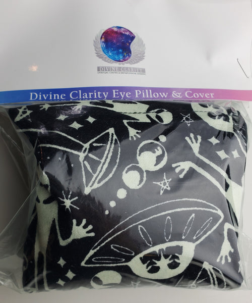 Eye Pillow - Alien Glow in the Dark Cover - Divine Clarity