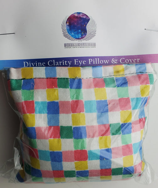 Eye Pillow - Checkered Cover - Divine Clarity