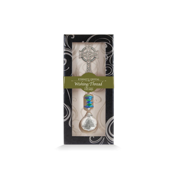 Eternity Crystal Wishing Thread - Celtic Cross - Divine Clarity