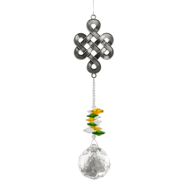 Eternity Crystal Wishing Thread - Endless Knot - Divine Clarity