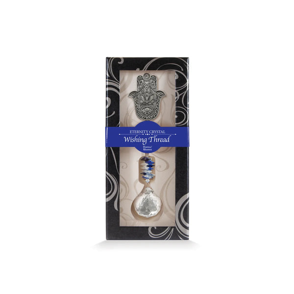 Eternity Crystal Wishing Thread Hamsa/Khamsa - Divine Clarity