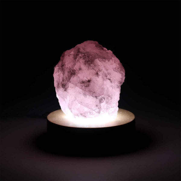 Rose Quartz LED Healing Lamp - Divine Clarity