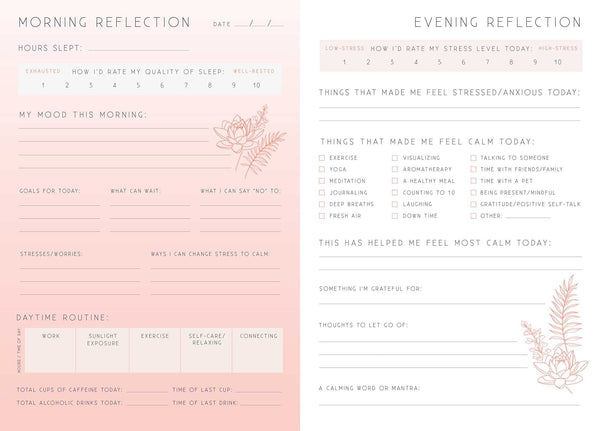 Calm Journal: A day and night reflection journal - Divine Clarity