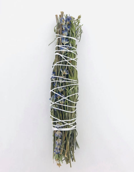 Organic Lavender Smudge Stick 6" - Divine Clarity