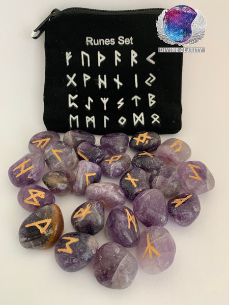 Divination Rune Set - Amethyst - Divine Clarity
