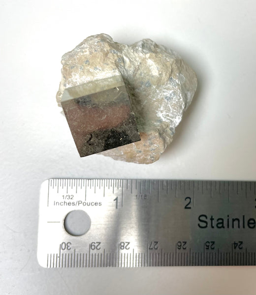 Pyrite Cube on Matrix - Top Grade - Divine Clarity