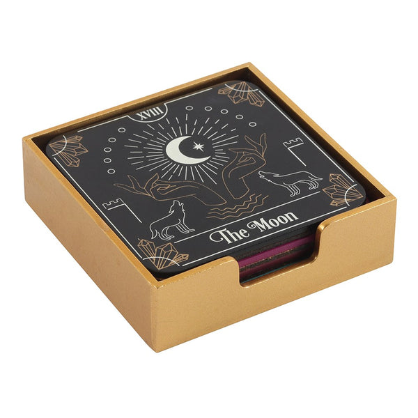 Tarot Card Coaster Set - Divine Clarity