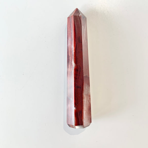 Red Tiger Eye Obelisk - Divine Clarity