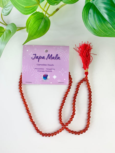 Japa Mala Bead Necklace - Various Bead Options - Divine Clarity