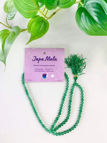 Japa Mala Bead Necklace - Various Bead Options - Divine Clarity