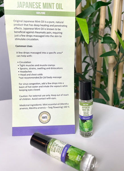 Japanese Mint Essential Oil Roll On - Divine Clarity