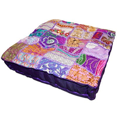 Square Khambadia Meditation Pillow - Divine Clarity