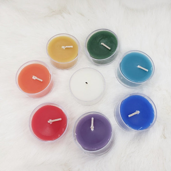 Chakra Honey Tea Light Candles - Divine Clarity