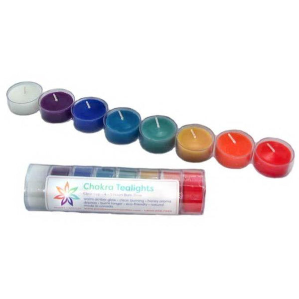 Chakra Honey Tea Light Candles - Divine Clarity