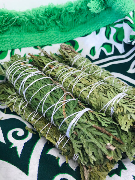 Organic Cedar Smudge Stick 6" - Divine Clarity