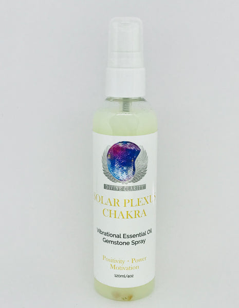 Solar Plexus Chakra Vibrational Essence Spray - Divine Clarity