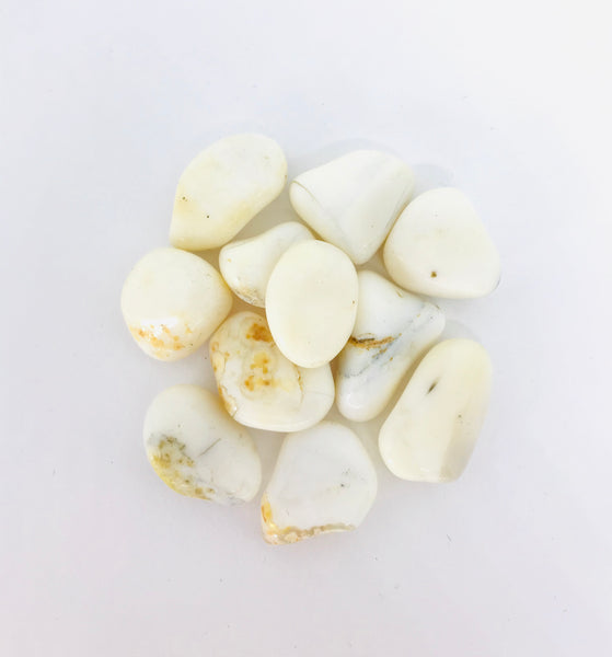 White Agate Tumbled - Divine Clarity