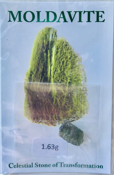 Moldavite Raw Stone (1.63g) - Divine Clarity
