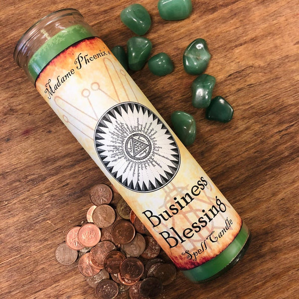 Business Blessing Prosperity Money Drawing 7 Day Candle - Madame Phoenix - Divine Clarity