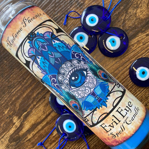 Evil Eye 7 Day Pillar Candle - Madame Phoenix - Divine Clarity