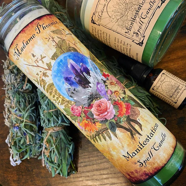 Manifestation 7 Day Pillar Candle - Madame Phoenix - Divine Clarity