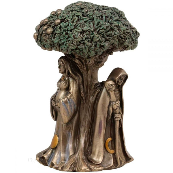 Moon Goddess Tree of Life Statue - Bronze - Divine Clarity