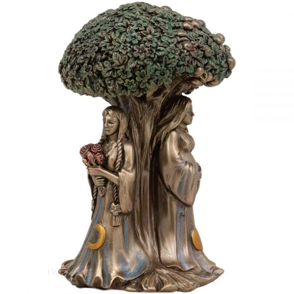 Moon Goddess Tree of Life Statue - Bronze - Divine Clarity
