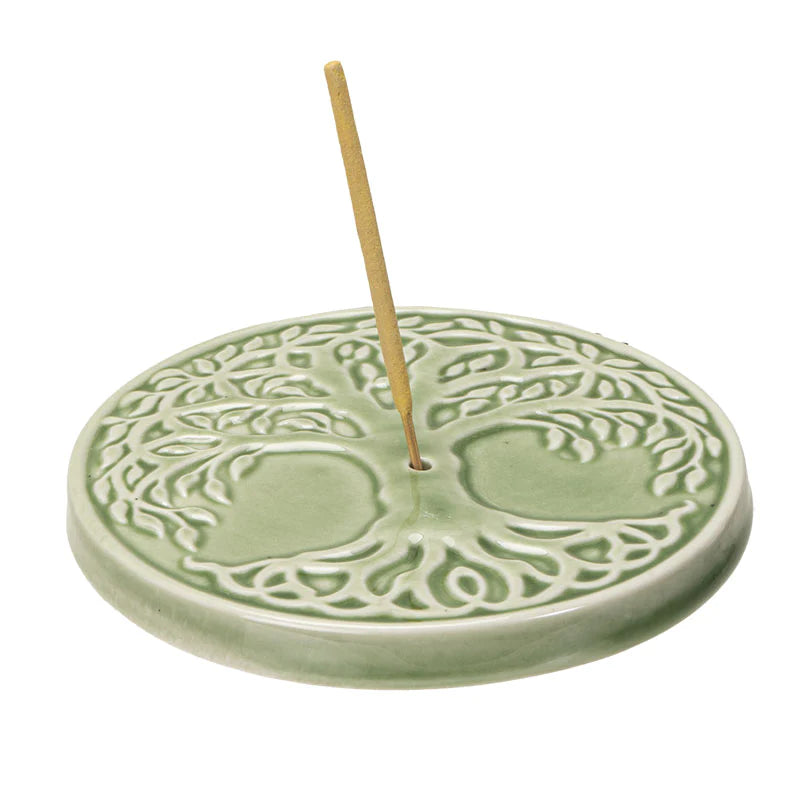 Tree Of Life Ceramic Incense Burner - Divine Clarity