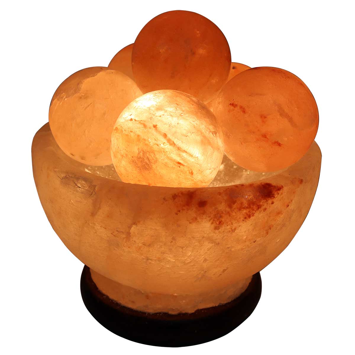 Natural Himalayan Salt Lamp With Massage Balls