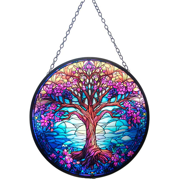 Colourful Tree of Life Sun Catcher