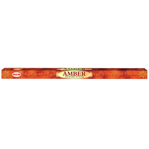 Amber Incense Sticks - HEM 8grams - Divine Clarity