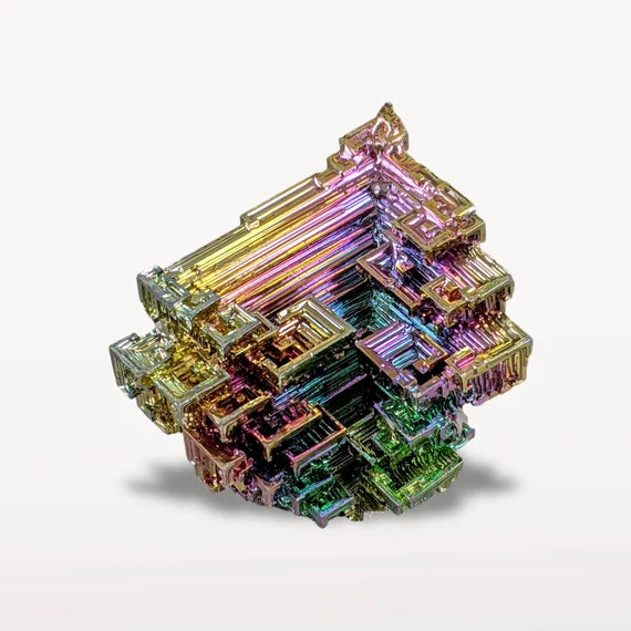 Rainbow Bismuth Crystal - Divine Clarity