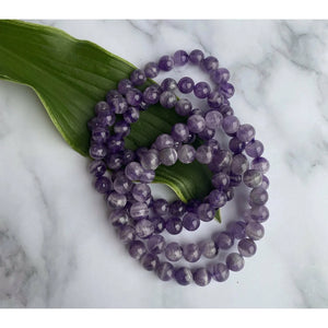 Chevron Amethyst Bracelet