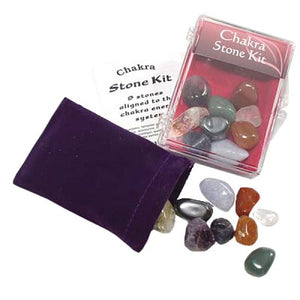 Chakra Stone Kit - 9 Stones & Pouch - Divine Clarity