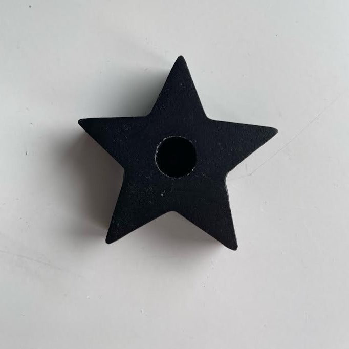 Black Star Mini Candle Holder - Divine Clarity
