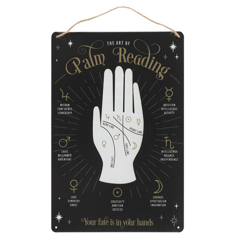 Palm Reading Metal Sign - Divine Clarity