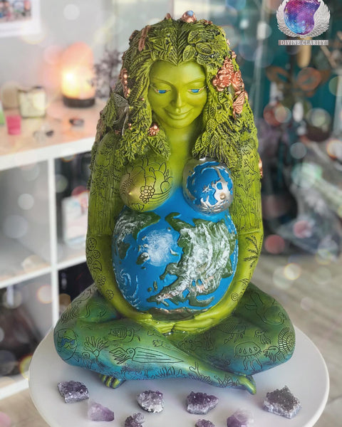 Gaia the Earth Mother Goddess Statue - X-Large 24" - Divine Clarity