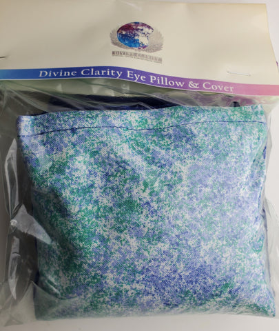 Eye Pillow - Blue Velvet Cover - Divine Clarity