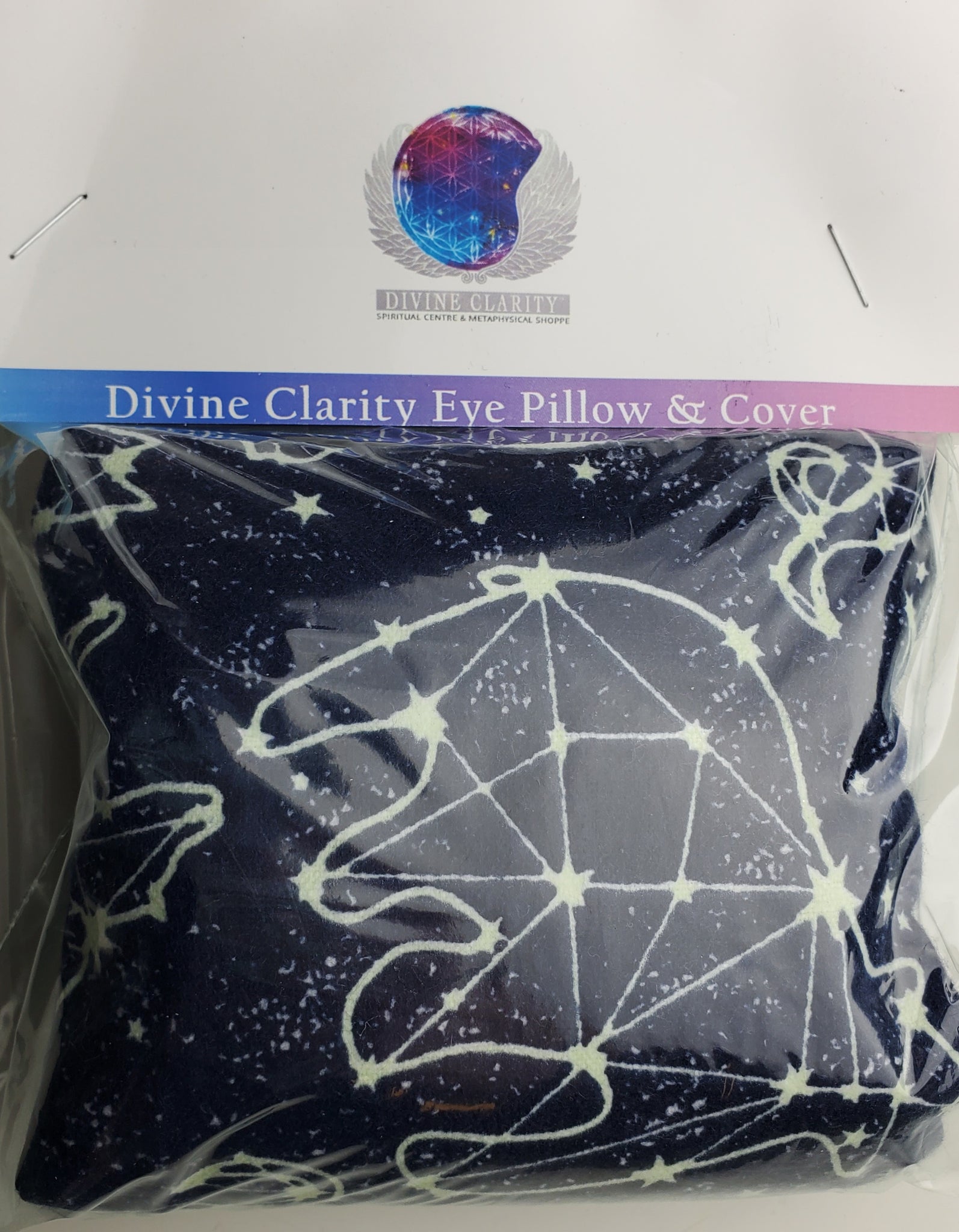 Eye Pillow - Astronomy/Stars Glow in the Dark Cover - Divine Clarity