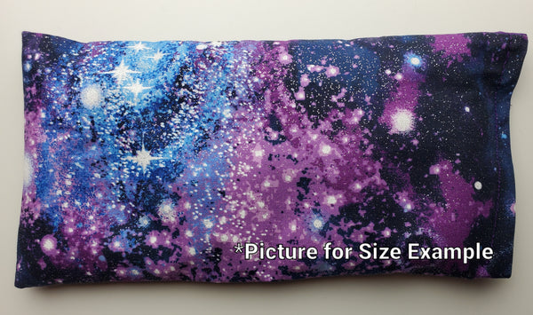 Eye Pillow - Blue Paisley Floral Cover - Divine Clarity