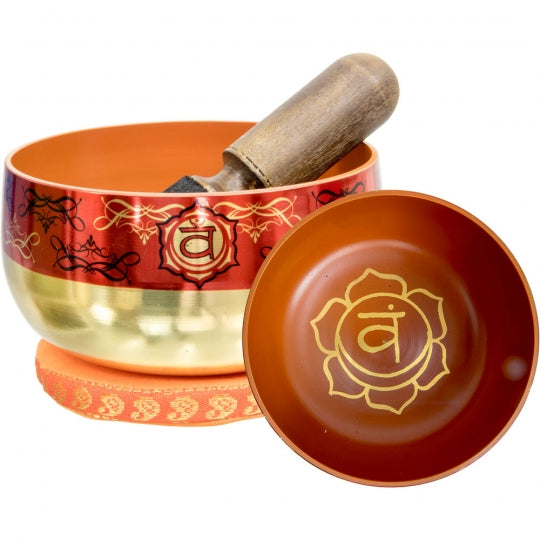 Sacral Chakra Singing Bowl Set 5" - Divine Clarity