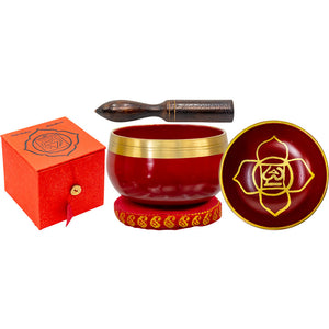 Root Chakra Singing Bowl Set 3" - Divine Clarity