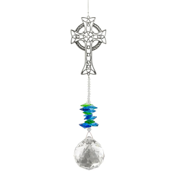 Eternity Crystal Wishing Thread - Celtic Cross - Divine Clarity